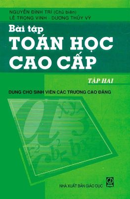 Bài tập Toán học Cao cấp - Tập 2