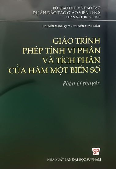 Giáo trình Phép tính Vi phân và Tích phân của hàm một biến số: Phần bài tập