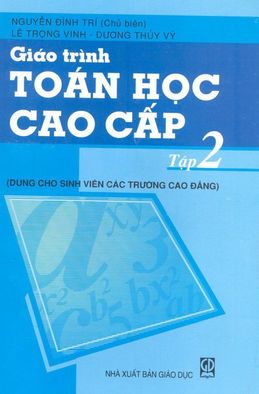 Giáo trình Toán học Cao cấp - Tập 2