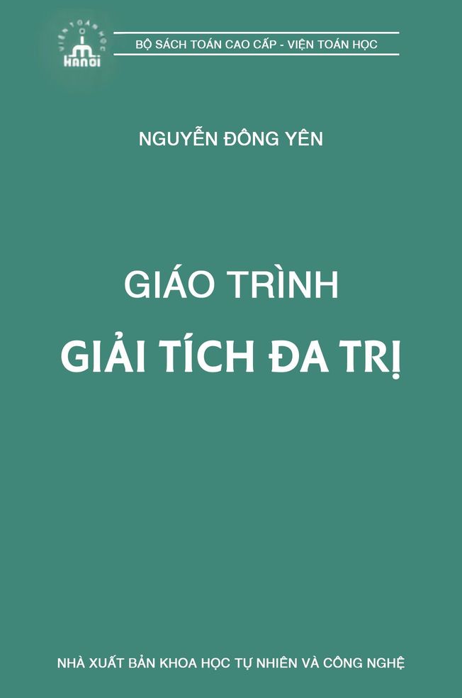 Giáo trình Giải tích Đa trị