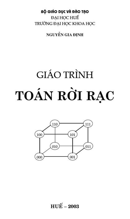 Giáo trình Toán Rời rạc